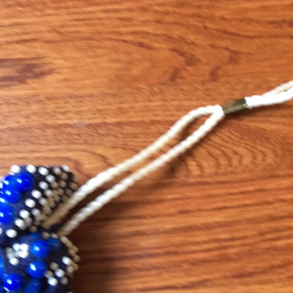 Trendy beaded mini bag/pouch - Picture 2 of 8